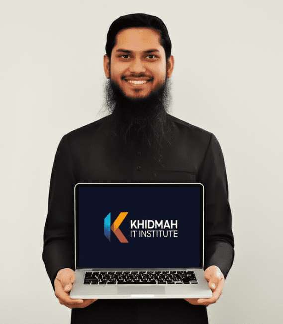 Man with Laptop
